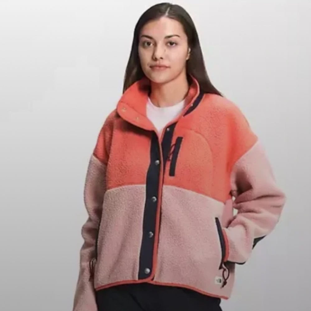 Womens The North Face Cragmont Fleece Jacket Pink Size L